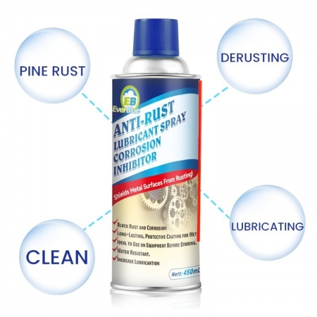 Spray lubrifiant antirouille à huile préventive en profondeur pour pièces usinées 