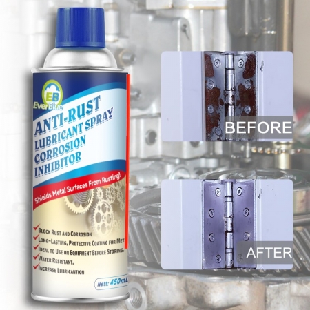 Spray lubrifiant antirouille multifonctionnel haute efficacité de 450 ml
     