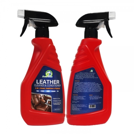 Spray protecteur pour le cuir, 450ml, nettoyant pour le cuir, pour l'entretien de la voiture, pour l'intérieur de la voiture 