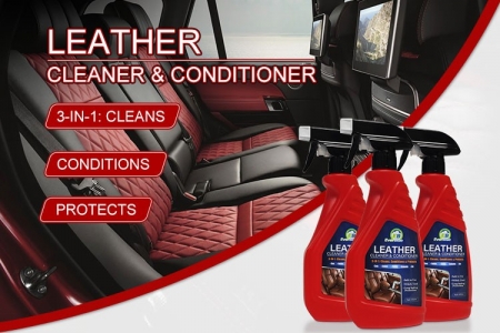 Mousse de lavage pour cuir, 450ml, protection pour l'intérieur de la voiture 