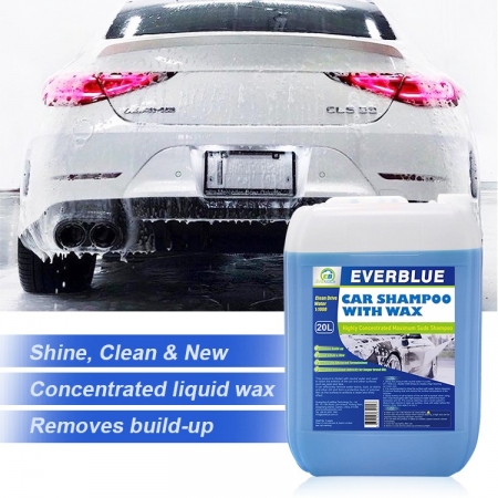 Produits de soin de nettoyant de shampooing de voiture de cire de lavage de voiture de mousse concentrée avec de la cire 