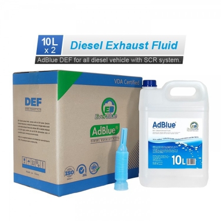 Produit Fluide d'échappement diesel AdBlue® 10l blue def pour réduire les émissions des voitures 