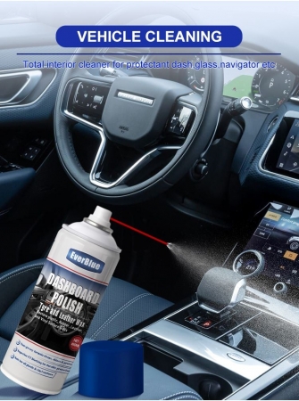 Spray de cire pour tableau de bord de voiture, haute qualité, 450ml
         