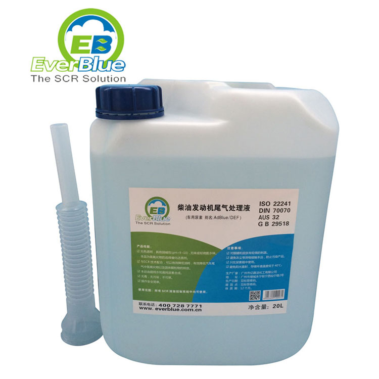 ISO 22241 adblue urea solution to reduce emission 20 Liter