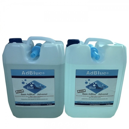 solution d'urée AdBlue®  10L pour réduire les émissions d'oxydes d'azote dans l'atmosphère 