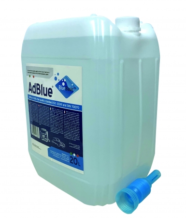 Bouteille d'AdBlue 20L de solution aqueuse d'urée 32,5% avec trou d'inspiration 