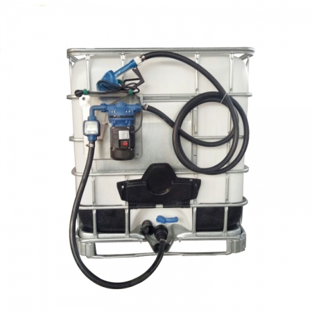 Kit pompe de transfert adblue® potable 230V équipement de remplissage DEF pour IBC 1000L
 
