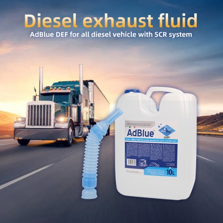 Technologie SCR ad blue 10 litres AUS32 Solution d'urée 32,5 % pour véhicule afin de réduire les émissions 