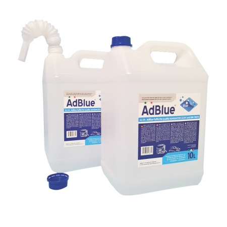 Fluide d'émission diesel DEF Urée liquide AdBlue 10L avec carton pour réduire les émissions 
