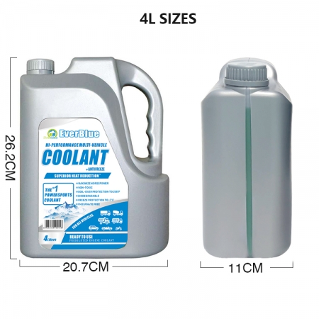 Antigel pour voiture haute efficacité 4l, solution antigel liquide de refroidissement 4l
     