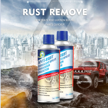Spray lubrifiant antirouille pour automobile, produit chimique antirouille pour voiture
     