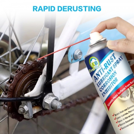 Spray nettoyant pour vélo, lubrifiant antirouille, dissolvant de rouille, pour voiture
     