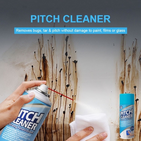 Spray nettoyant pour poix d'asphalte, dissolvant de poix de 450ml de haute qualité
         