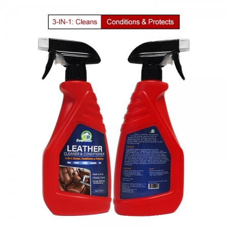 Spray liquide nettoyant pour cuir longue durée 450 ml
     