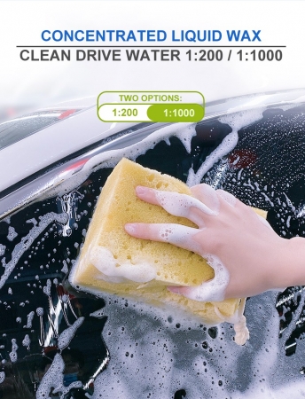 Cire de shampoing pour lavage de voiture, 20l, concentration 1:200, mousse riche, propre
     