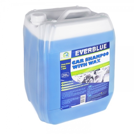 Lavage de voiture professionnel 20L et shampooing liquide de cire de voiture bleue pour l'entretien de la voiture
     