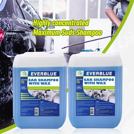 Lavage de voiture professionnel 20L et shampooing liquide de cire de voiture bleue pour l'entretien de la voiture
     