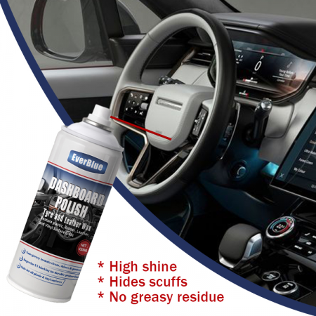 Spray de cire pour tableau de bord, haute efficacité, protection du cuir de voiture, pour le nettoyage intérieur de la voiture 